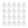 Artliving 1.25 Inch Invisible Adhesive Plate Hanger Set Vertical Plate Holders for the wall (100 pack)