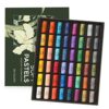 Arrtx Soft Pastels Art Supplies, 48 Assorted Colors Chalk Pastels Creamy Soft and High Adhesion for Artist Beginners Traditional Art Creation, Backgrounds for Adult Coloring, Drawing Media, Crafting