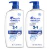 Head and Shoulders Shampoo and Conditioner 2 in 1, Anti Dandruff Treatment & Scalp Care, Classic Clean Scent, for All Hair Types including Color Treated, Curly or Textured Hair, 32.1 fl oz, Twin Pack