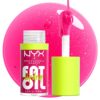 NYX PROFESSIONAL MAKEUP Fat Oil Lip Drip, Moisturizing, Shiny and Vegan Tinted Lip Gloss - Supermodel (Shimmering Magenta) - Image 4